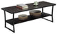 Convenience Concepts X-Calibur Coffee Table in Espresso Wood Finish