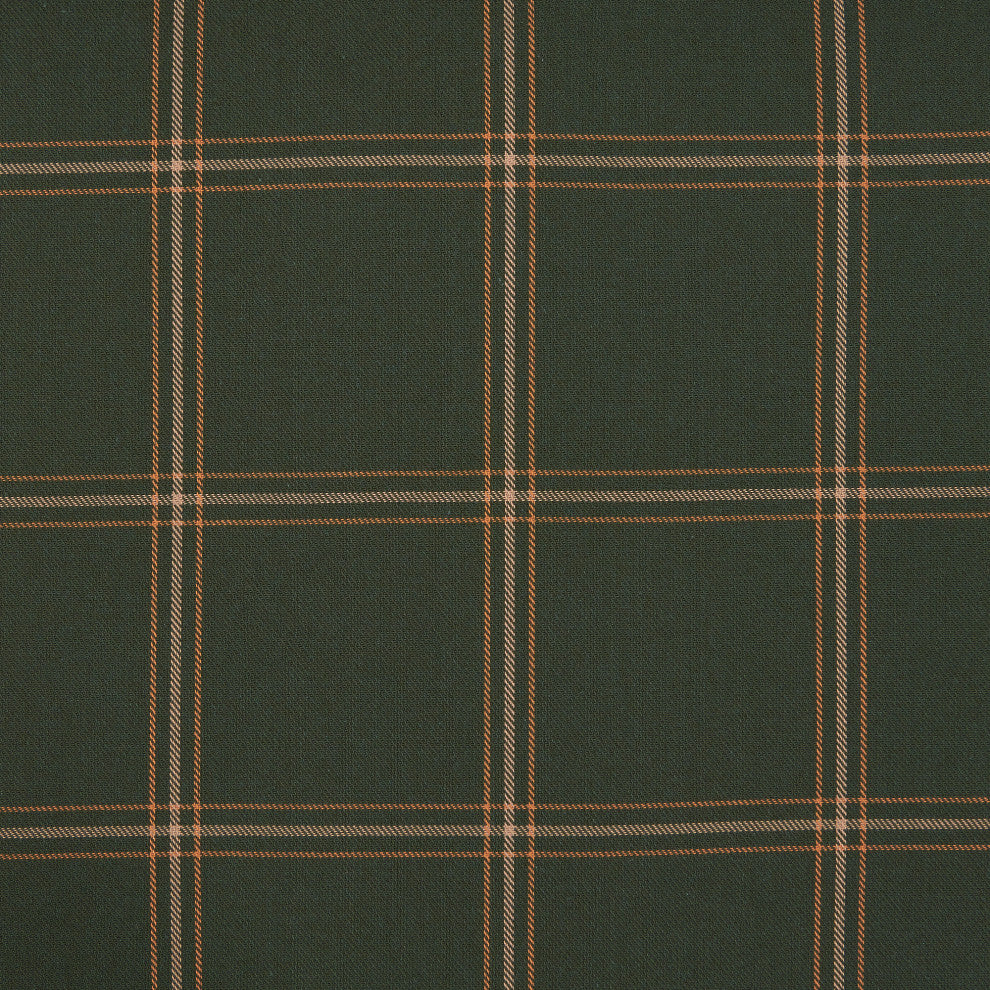 Windowpane Plaid Comforter Set, 3PC, Hunter Green, Super King