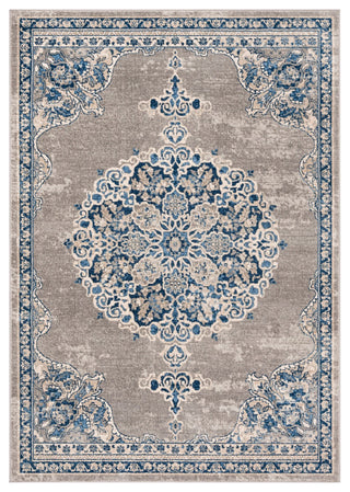 Safavieh Brentwood Bnt867G Rug, Light Gray/Blue, 5'3"x7'6"
