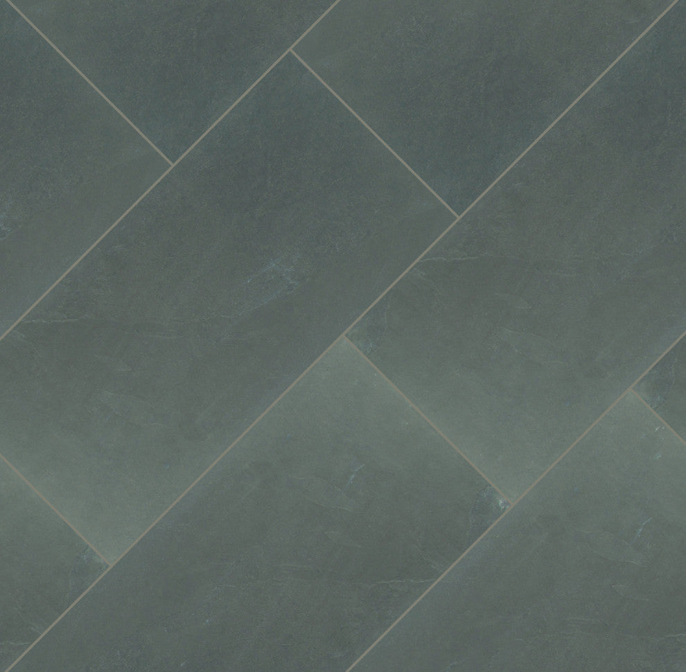 MSI S1224G 12" x 24" Rectangle Floor and Wall Tile - Textured - Montauk Blue