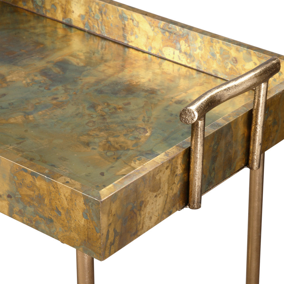 Uttermost Couper Oxidized Tray Table