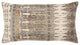 Gray Beige Tribal Distressed Lumbar Pillow