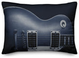 Guitar on Blue 14x20 Indoor/Outdoor Pillow