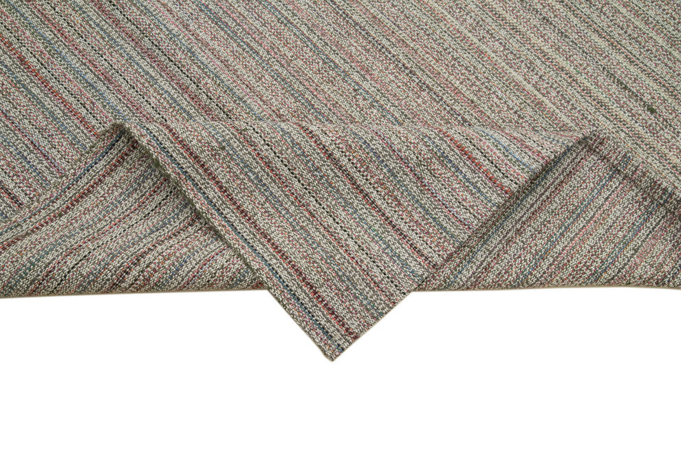 Rug N Carpet - Handmade Turkish 10' 2'' x 13' 5'' Decorative Wool Kilim Rug
