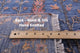 8' 11" X 11' 11" Persian Hand Knotted Ziegler Wool and Silk Rug Q6270