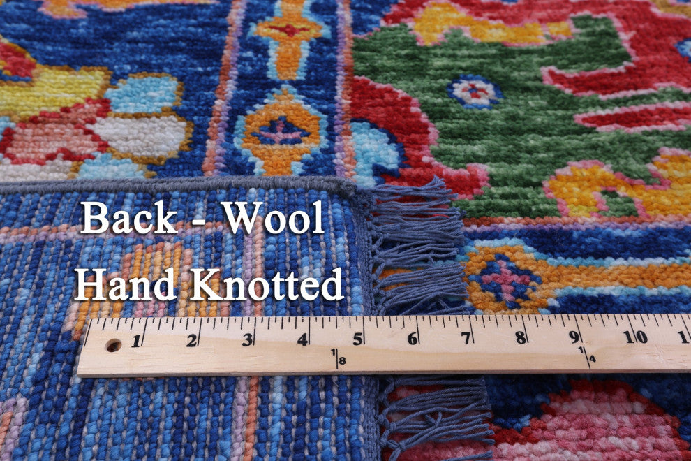 Handmade Turkish Oushak Wool Rug 12' 4" X 14' 8" - Q14770