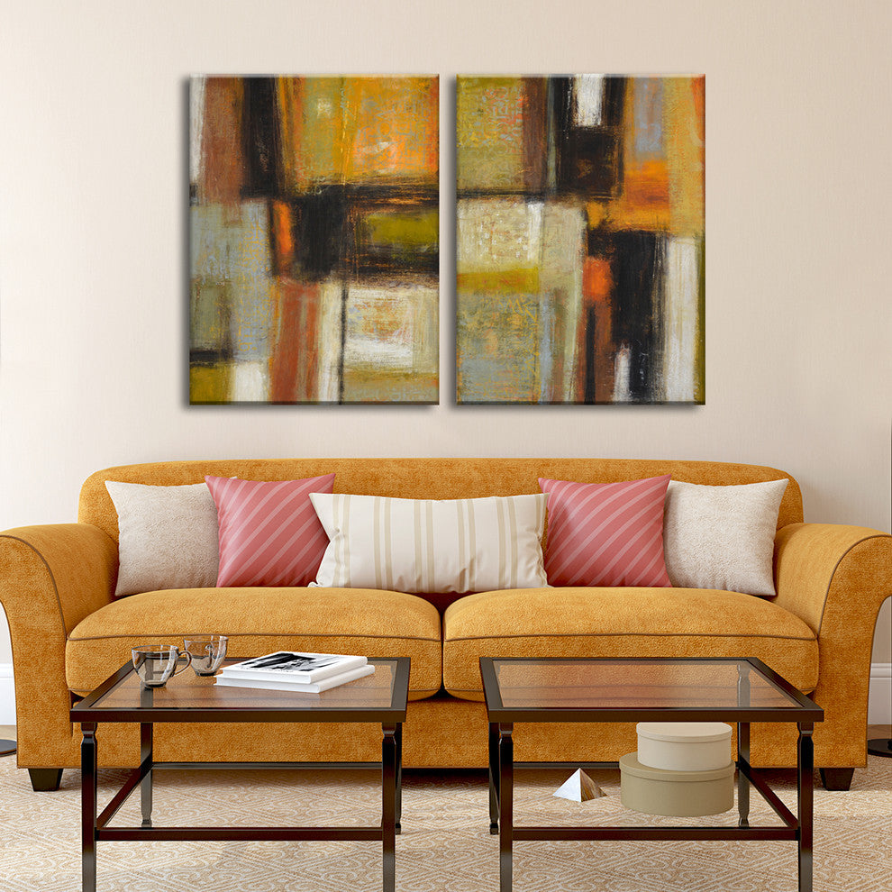 Ready2HangArt 'New Earth II' by Normanyatt Jr. 2 Piece Wrapped Set 40"
