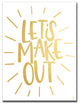 Ready2HangArt 'Lets Make Out' by Ink Letter Love Canvas Art, 40"x30"