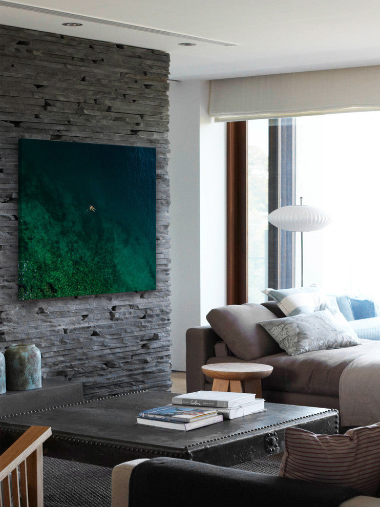 "Alone On A Float" Print on Canvas by Karolis Janulis