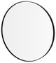 RIM Round Accent Mirror - Clear Glass with Black Rim