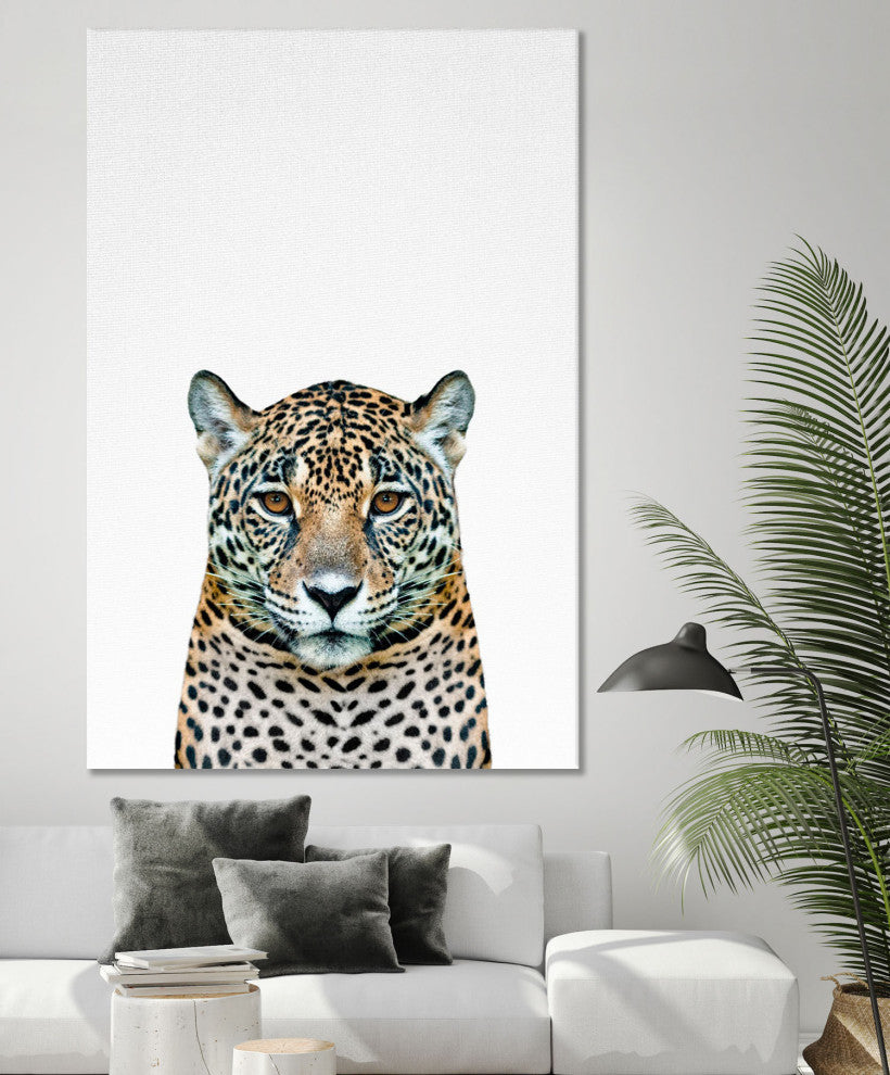 Leopard II - 72 x 48 by Tai Prints