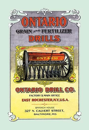 Ontario Drill Co. - Gallery Wrapped Canvas Art 28" x 42"