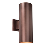 Chiasso 5" Outdoor Wall Light, Bronze