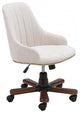 Off White Cozy Earth Office Chair