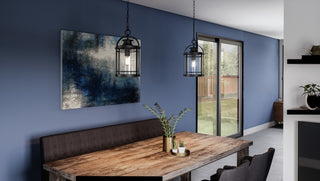 Quoizel BKR1510 Booker 9"W Pendant - Mystic Black