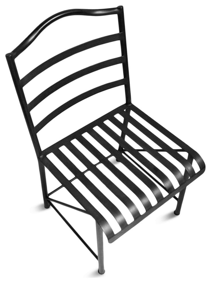 Classic Black Iron Bistro Chair