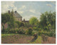 "The Artist's Garden at Eragny, 1898" Paper Print by Camille Pissarro, 26"x22"