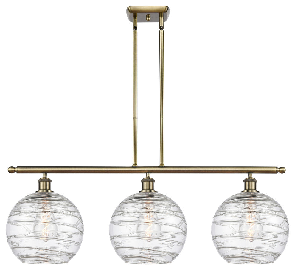 Innovations Lighting 516-3I-AB-G1213-10 Deco Swirl 3 Light 36" Island Light