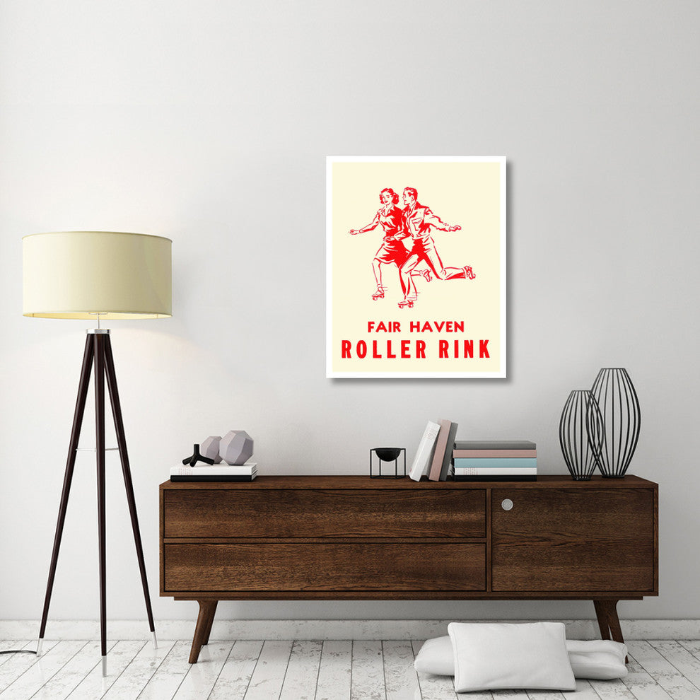 "Fair Haven Roller Rink" Digital Paper Print by Retrorollers, 31"x38"