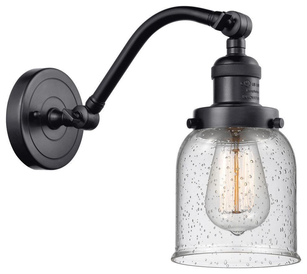 INNOVATIONS LIGHTING 515-1W-BK-G54 Small Bell 1 Light Sconce