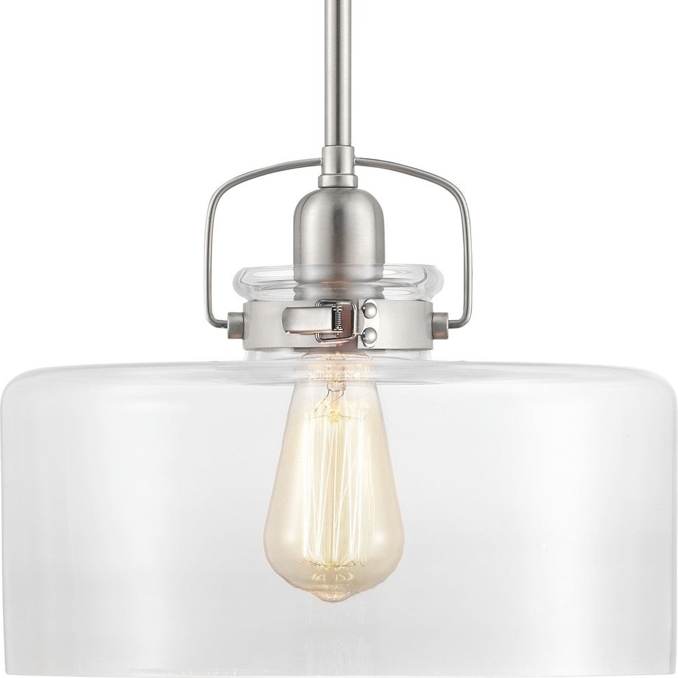 Calhoun 1-Light Pendant, Brushed Nickel