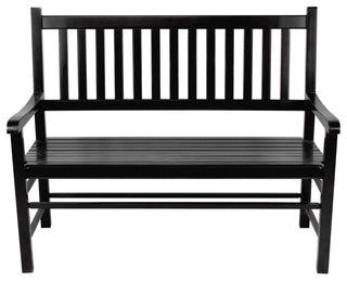 Shine Company Eden Garden Bench, Black