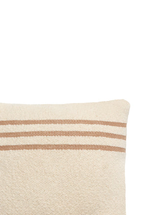 Duetto Knitted Cushion, Powder/Natural