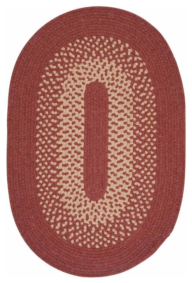 Colonial Mills Jackson JK70 Rosewood Traditional Area Rug, Round 6'x6'