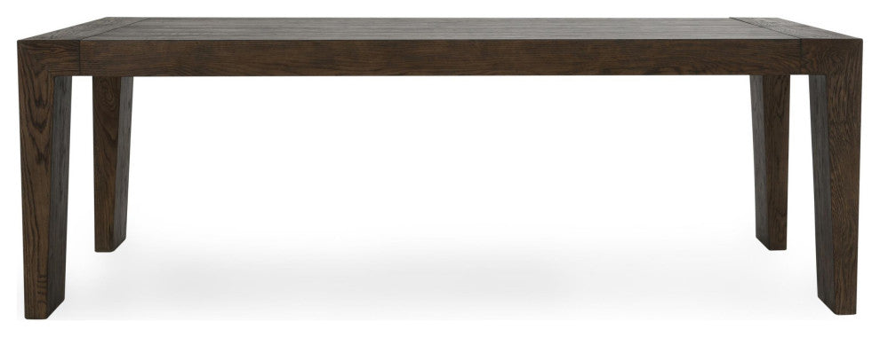 Troy 89" Reclaimed Oak Wood Dining Table in Brown by Kosas Home