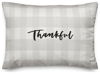 Thankful Plaid 14x20 Spun Poly Pillow