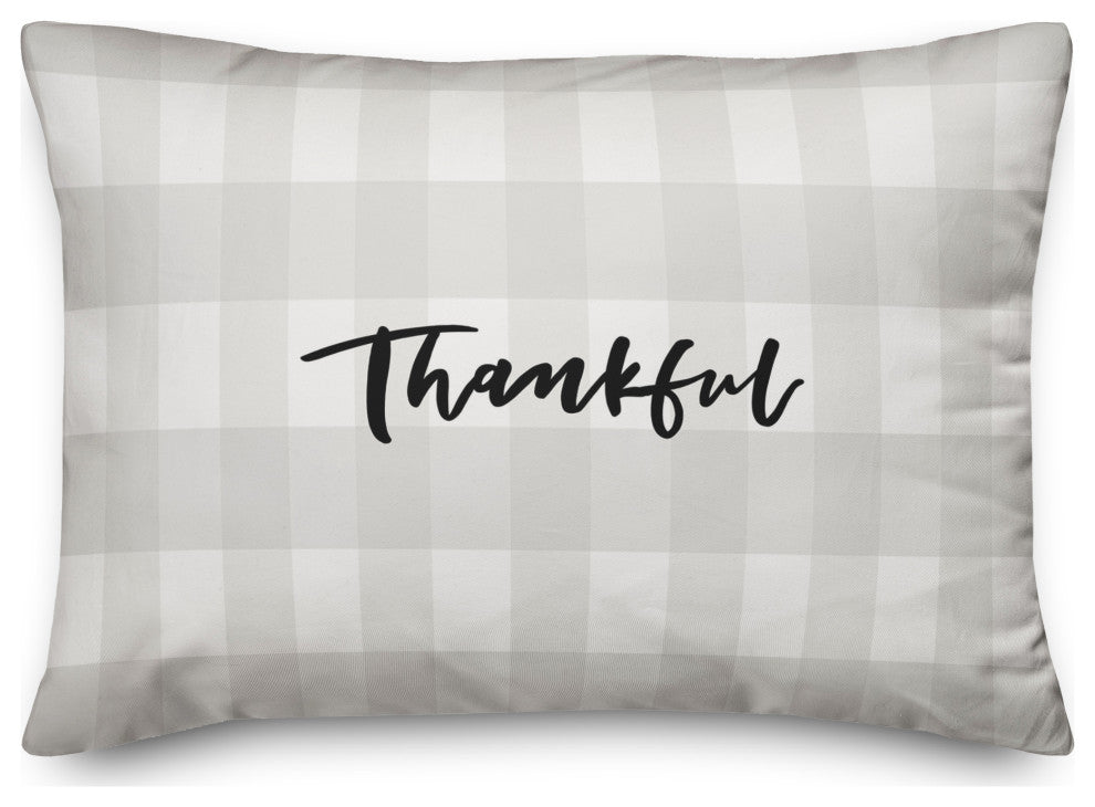 Thankful Plaid 14x20 Spun Poly Pillow