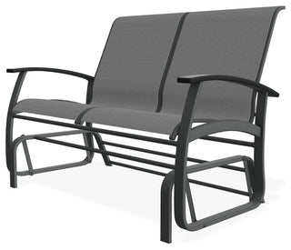 Belle Isle Sling 2-Seat Glider, Titanium/Graphite