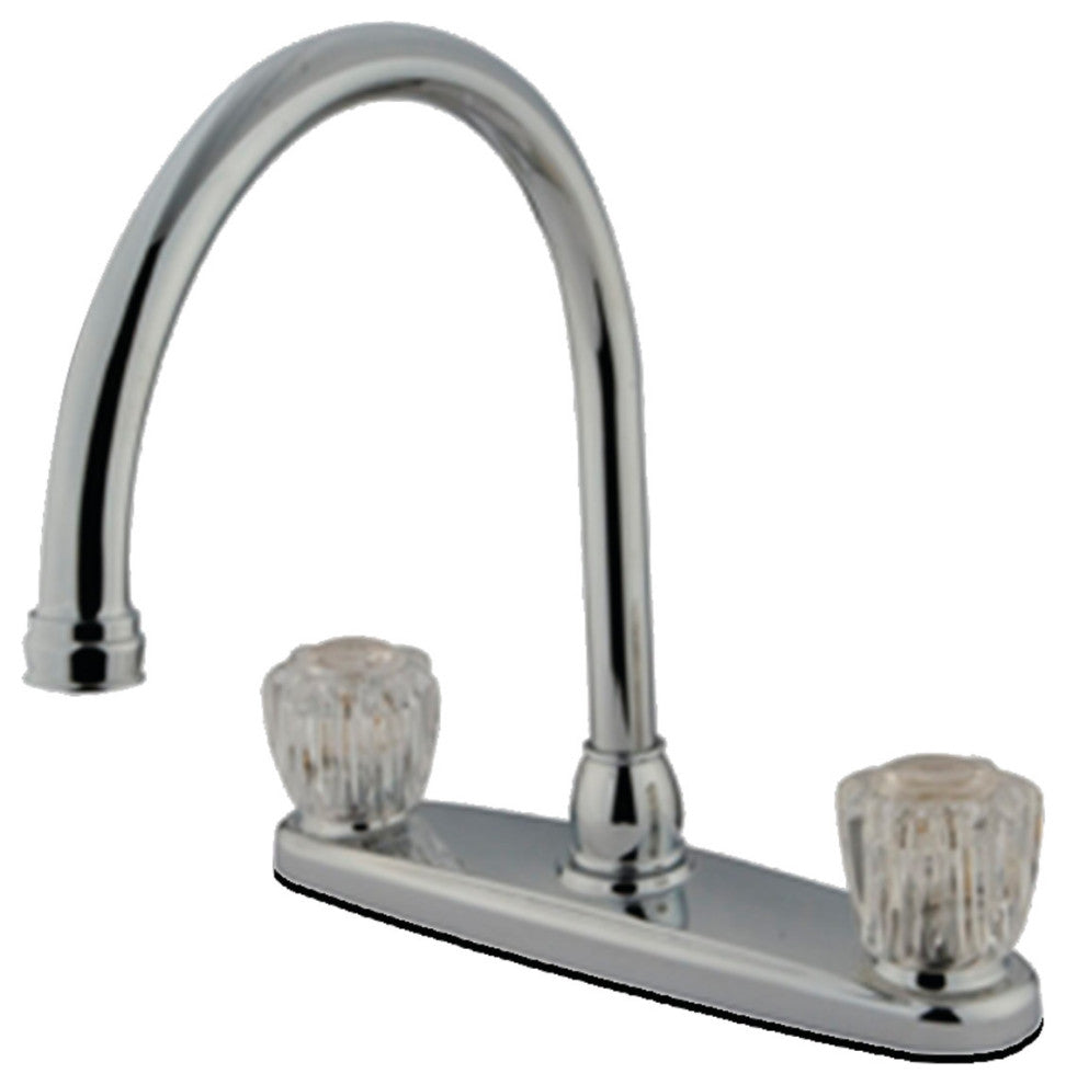 Kingston Brass KB790AC 8" Centerset Kitchen Faucet, Polished Chrome
