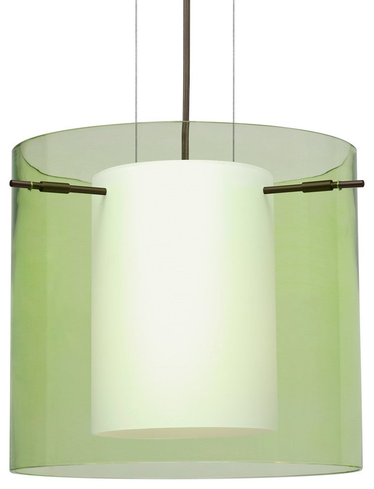 Pahu 1 Light Pendant Lighting, Bronze, LED