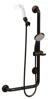 ErgoSlideBar Soft Grip 32mm Diameter ADA Compliant 500 lb Weight Capacity, Oil Rubbed Bronze, Right