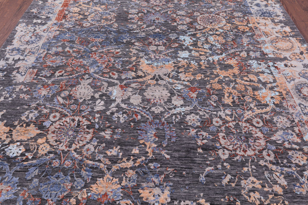 Wool & Silk Persian Handmade Rug 7' 11" X 10' 0" - Q13511