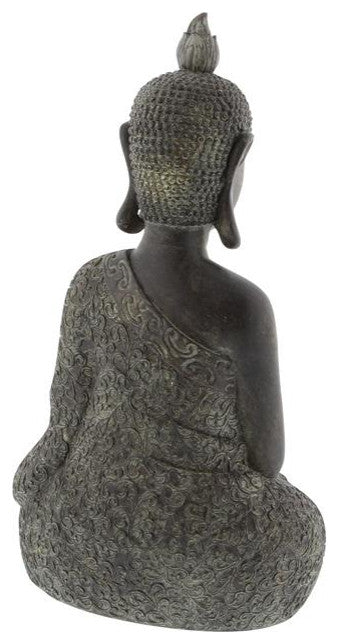 Brown Bohemian Buddha Sculpture