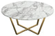 Vida 35" Round Cocktail Table, Gray
