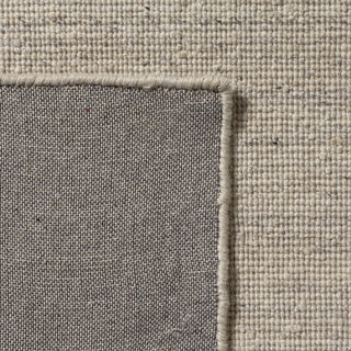 Zane Ivory Industrial Solid Handwoven Wool/Cotton Indoor Area Rug