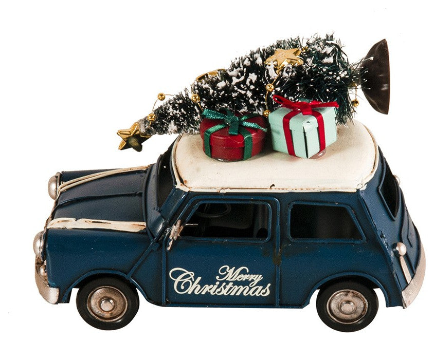 c19060s Mini Cooper Christmas Sculpture