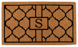 Pantera Monogram Doormat, Extra-Thick 2'x3', Letter S