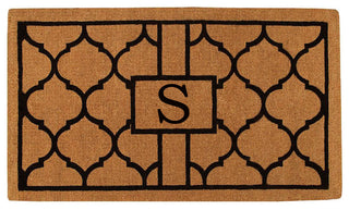 Pantera Monogram Doormat, Extra-Thick 2'x3', Letter S