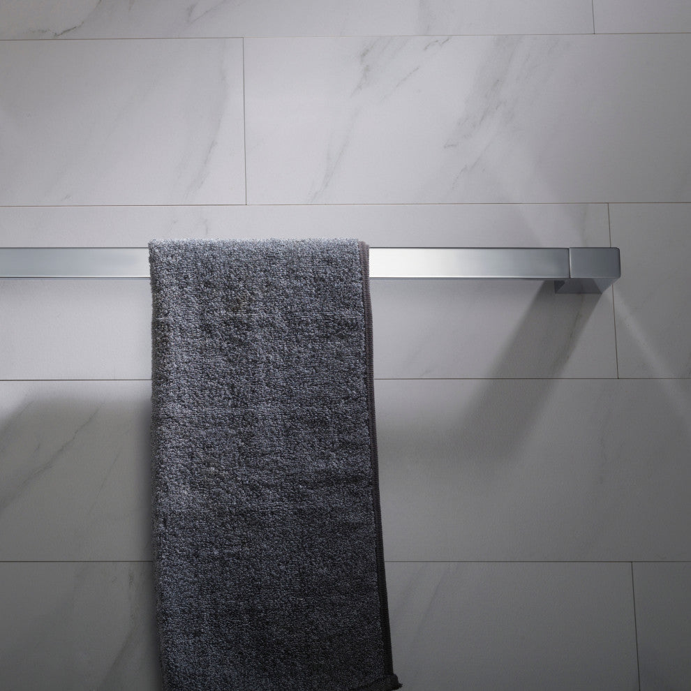 Stelios Bathroom 24" Towel Bar, Chrome