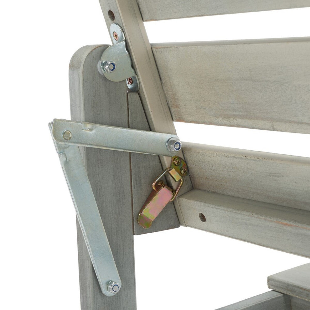 Safavieh Ruben Balcony Bench And Table, Ash Grey