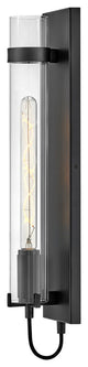 Hinkley Ryden Large Tall Single Light Sconce, Black