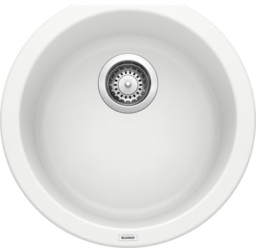 Blanco 511631 Rondo Granite Bar Kitchen Sink, White