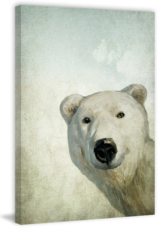 "Hello from Alaska" Painting Print on Wrapped Canvas, 24"x36"