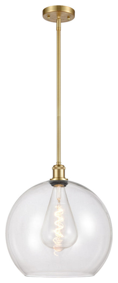 Innovations 516-1S-SG-G122-14-LED 1-Light Pendant, Satin Gold
