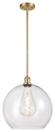 Innovations 516-1S-SG-G122-14-LED 1-Light Pendant, Satin Gold