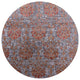 Ahgly Company Indoor Round Mid-Century Modern Area Rugs, 3' Round